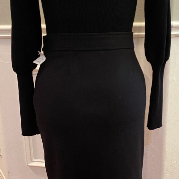 NWT Catherine Malandrino black ribbed sweater, size small - Picture 6 of 6